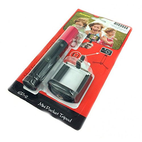 Image of Fotopro EP-2 Aluminum Alloy Retractable Pocket Tripod for Smart Phone & Digital Camera (Silver)
