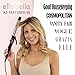 ELLA BELLA® Slimline Curling Iron 1 Inch - Professional Curling Wand with Dual Voltage, Titanium Coating, for Long-Lasting Curls and Reliable Styling