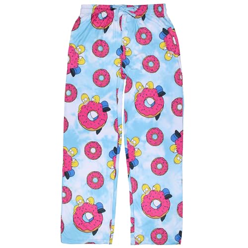 The Simpsons Homer Simpson Tie Dye Sprinkles Donuts Adult Lounge Pajama Pants For Men4