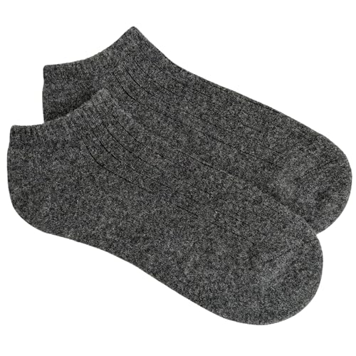 Image of 92% Merino Wool Socks Crew Cozy Heavyweight Home Travel Outdoor Super- Soft Socks, 100% Made in Mongolia