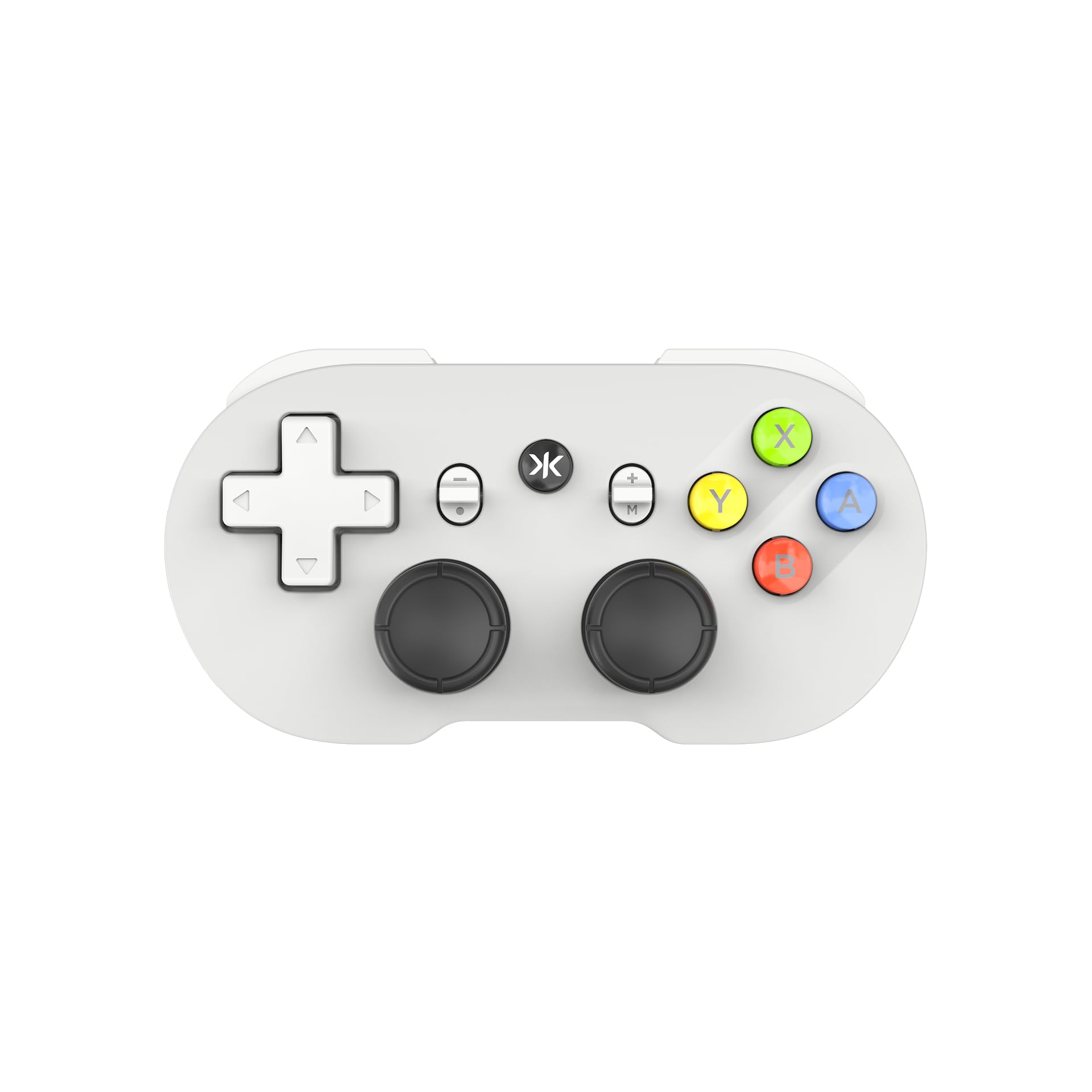 CRKD ATOM+ Wireless Mini Controller - Compatible with Nintendo Switch 2, Switch OLED, iOS, Android, PC & Smart TV - Pal Grey Edition