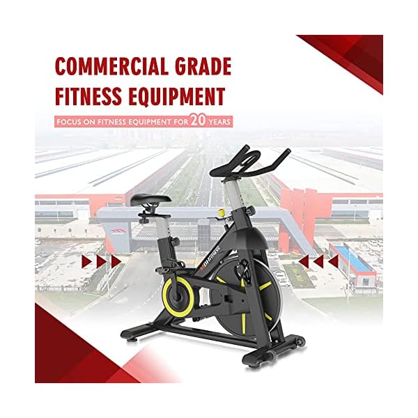 MBH-Fitness-Magnetic-Exercise-Bike-Stationary-Indoor-Cycling-Bike-for-Home-Gym-Use-Fitness-App-330Lbs-Weight-Capacity-Tablet-Holder-Bottle-Holder-Quiet-Cardio-Workout-Equipment MBH Fitness Magnetic Exercise Bike Stationary, Indoor Cycling Bike for Home Gym Use, Fitness App, 330Lbs Weight Capacity, Tablet Holder, Bottle Holder, Smooth Quiet Cardio Workout Equipment (Black)