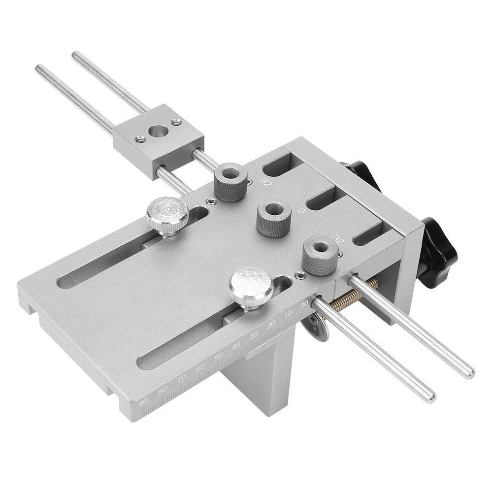 Aleación de aluminio 3 en 1 6 · 8 · 10 · 15mm kit de punzonador de posicionamiento guía de broca autocentrante para carpintería de madera