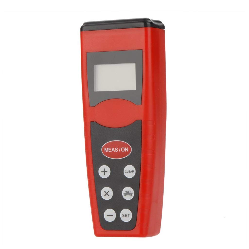 CP3000 Télémètre à ultrasons 18 m avec écran LCD sans fil et infrarouge Rouge 18 m