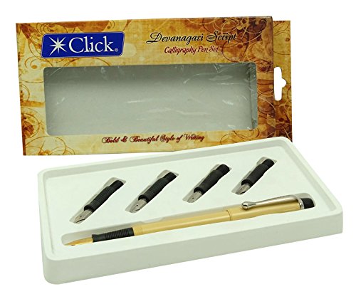 Clicca Calligraphy Pen Set con 4 Pennini scrittura...
