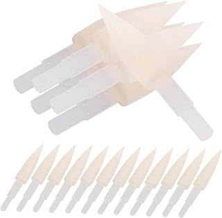 HOODANCOS 20pcs Soft Sponge Replacement Pen Heads for Calligraphy Pens Versatile Brush Tips for Precise Strokes Chinese and Modern Lettering