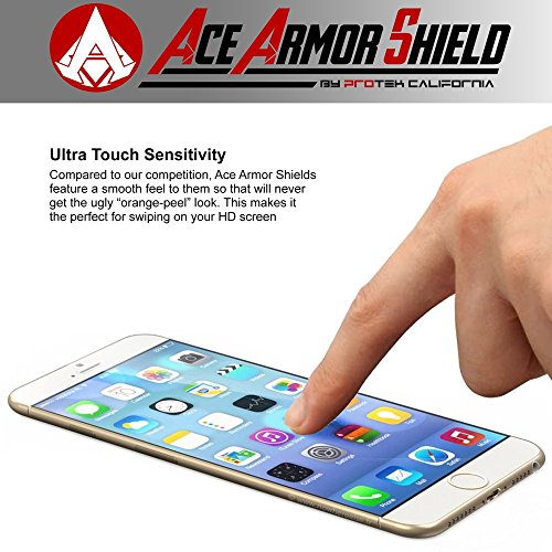 Ace Armor Shield Shatter Resistant Screen Protector For The Htc Desire Eye / Military Grade / High Definition / Maximum Screen Coverage / Supreme Touch Sensitivity /Dry Or Wet Easy Installation With Free Lifetime Replacement Warranty #TOP4