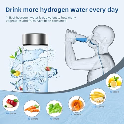 2026 Hydrogen Water Bottle – Portable Generator for Ionised Hydrogen Water, Perfect for Home, Office, and Travel - Image 4