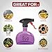 Evo Oil Sprayer Glass, Non-Aerosol for Olive, Cooking Oils, and Vinegars, Purple, 6-Ounce Capacity