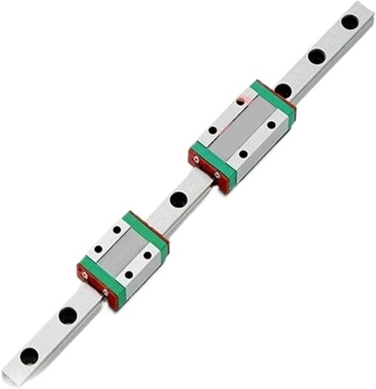 Sliding Rail Linear Bearing Slider Block Length 100-1000mm Linear Guide 1pcs MGW7 Linear Guide Rail + 2pcs MGW7C Slider Block Bracket(200mm)