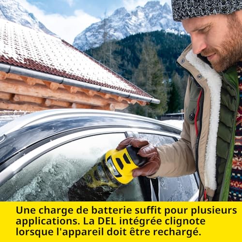 Grattoir à glace électrique Kärcher EDI 4 - Solution vitres de voiture édition limitée