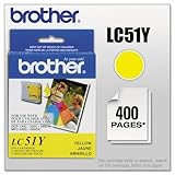 Brother LC51Y Innobella Ink, 400 Page-Yield, Yellow