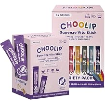 Choolip Bundle | 49 Variety Squeeze Vita Sticks + 49 Joint Support Squeeze Vita Sticks with Essential multivitamins [Both Products are for Cats & Dogs of All Life Stages]