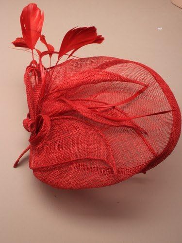 Beautiful Large Red Hatinator Hat with 