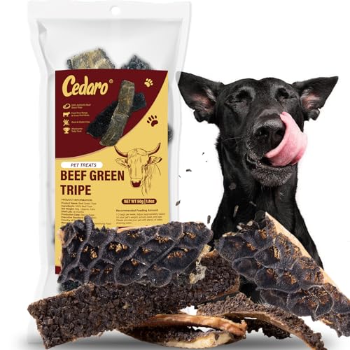 Green Tripe for Dogs Grass-Fed Single Ingredient Beef Tripe Dog Treats