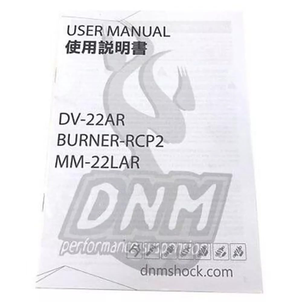 Amortisseur Arrière DNM DV-22AR Pour VTT - Ressort Hélicoïdal - 125/150/165/190/200mm - Neuf Sous Blister