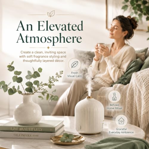 Image of AROMATICO Eucalyptus Diffuser Oil with Strong, Long-Lasting Aroma | Refresh Homes, Offices & Showrooms | Aromatherapy, Diffusers, Air Purifiers, Vaporizers - 1 L (1000 ml)