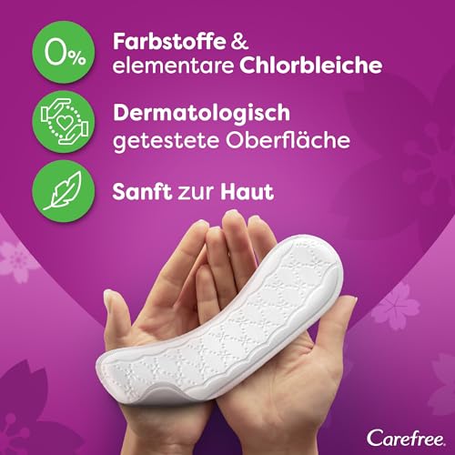 Carefree Plus Long Slipeinlagen – Größe L, parfümfrei, 5 x 40 Stück