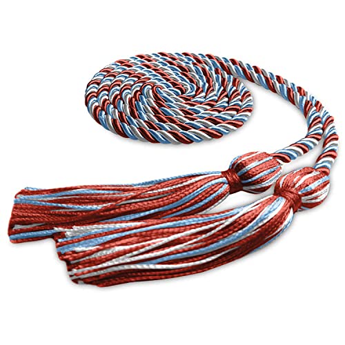 Image of Endea Graduation Single Honor Cord Three-Color (Red /Light Blue /White)
