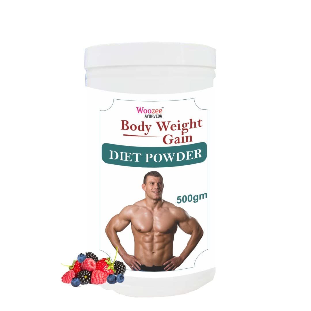 Woozee Ayurveda Body weight gain diet powder High Protein HighCalorie