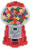 Gumball Machine Beaded Counted Cross Stitch Ornament Kit Mill Hill 2020 Spring Bouquet MH182014