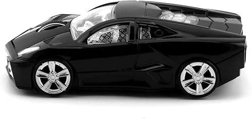 Miniatura 3 de Ratón inalámbrico 3D para coche deportivo Ratón óptico para computadora, mouse ergonómico para computadora portátil de escritorio para LBJN