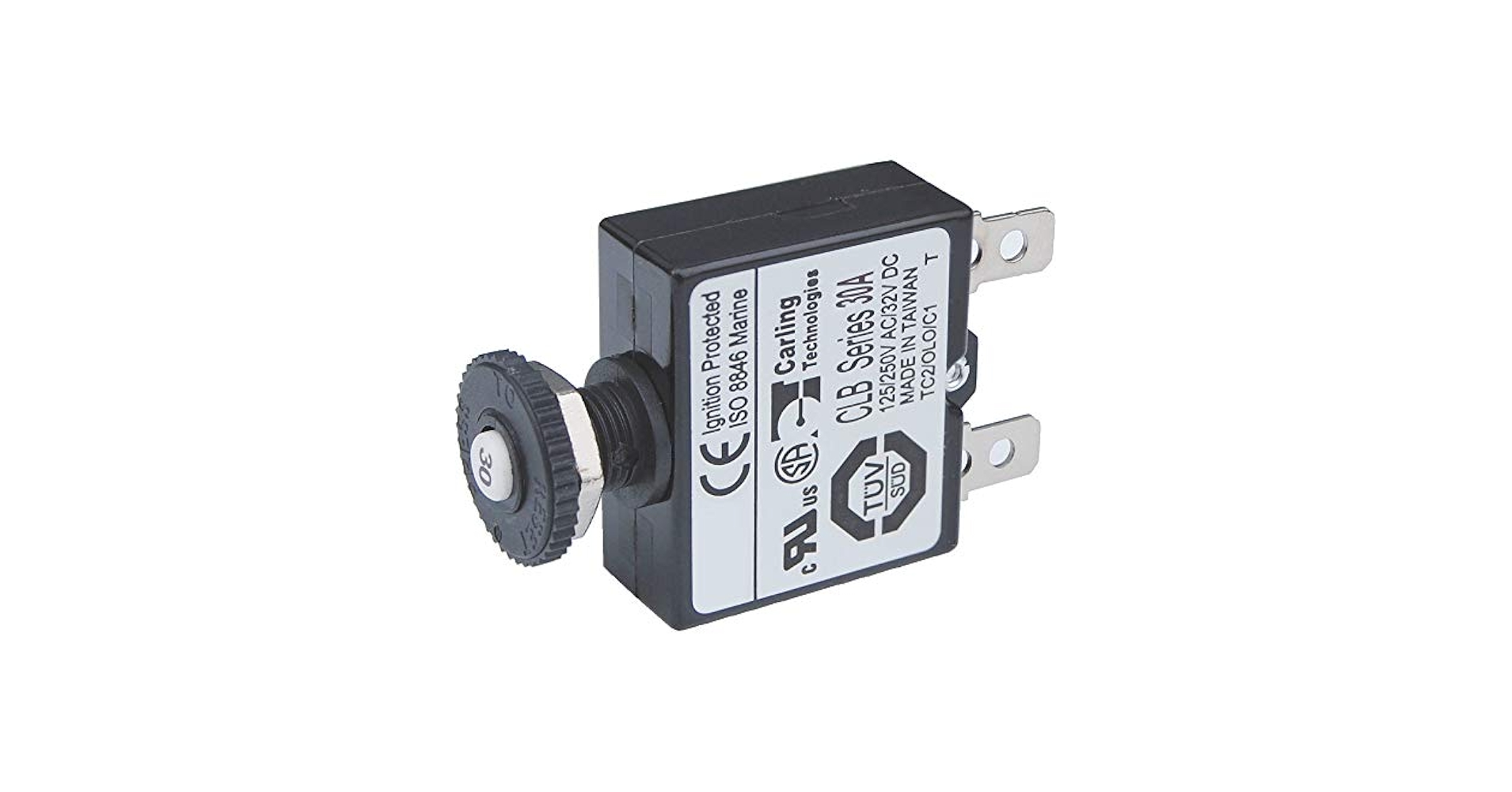 Blue Sea Blue Sea C Series Flat Circuit Breaker Single/Double Pole