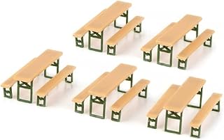H0 Track Kit Beer Tent Table and Bench Set 5 Pieces