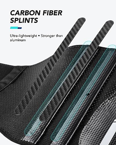 Back Brace for Lower Back Pain Relief, Carbon Fiber Support, Ergonomice Curved, Ultra-thin Air Mesh, Lightweight and Adjustale Design, Size XL