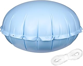Pool Pillow for Winter Covers, 4x4 Feet Durable PVC Inflatable Winter Pool Pillows for Winterizing Closing Winter Kit Pool Air Pillows for Above Ground Winter Pool Ice Equalizer Pillow for Pool