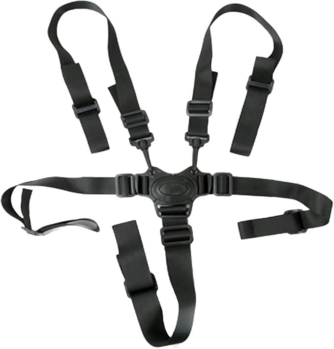 5-punts kinderveiligheidsgordel, verstelbare draaibare haak,  babyveiligheidsgordel voor kinderwagen, kinderwagen, buggy (zwart) :  Amazon.nl: Babyproducten