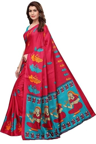RURU red art silk saree in art silk – image 2