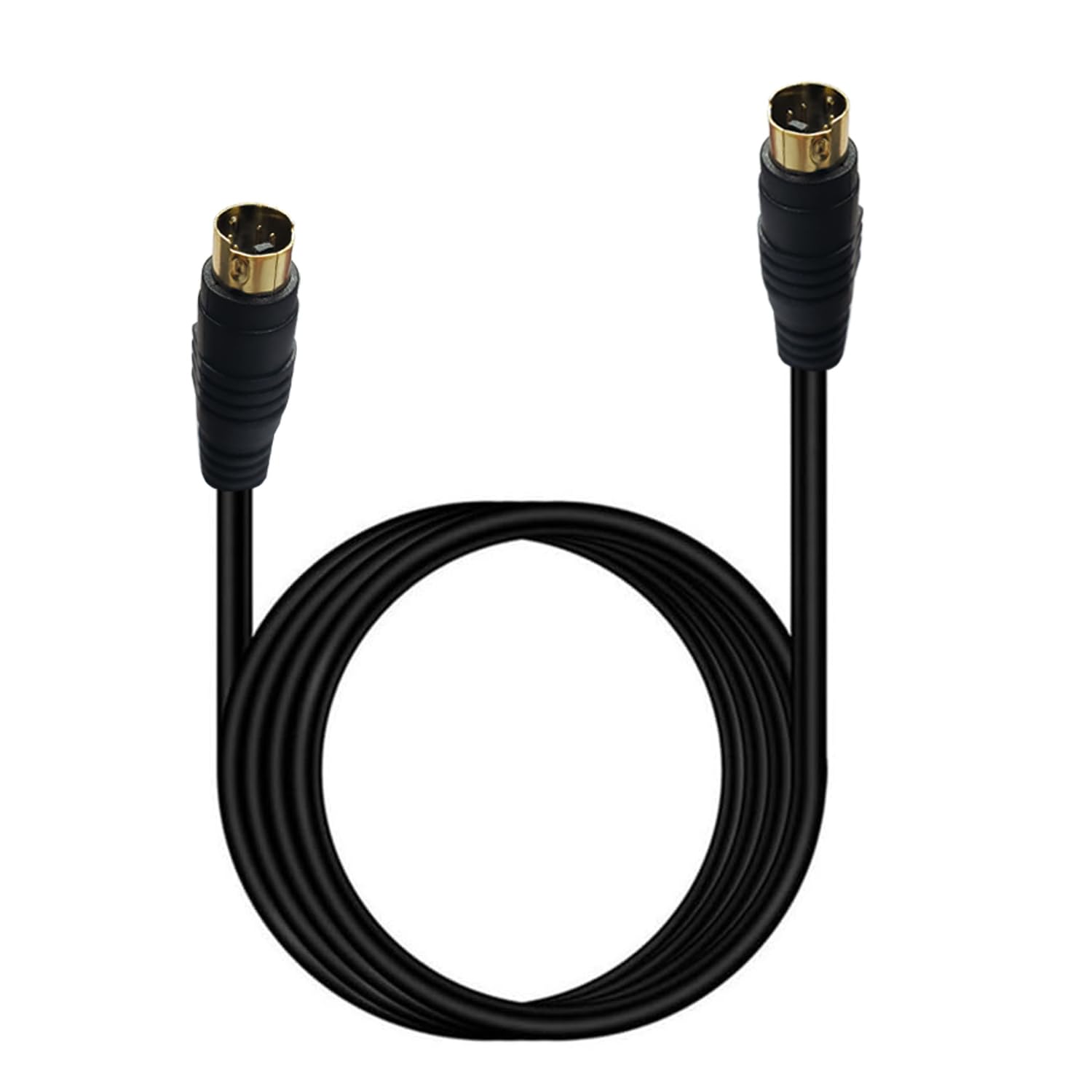 HTDYOO S-Videokabel, S-Videokabel, 4-poliger Stecker, Stecker auf Stecker, vergoldet, kompatibel mit DVD-Player, Heimkino, DSS-Receiver, Videorekorder, DVRs/PVRs – 10 m
