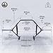 Trap Bar [Bells of Steel] Hex Bar Deadlift, Open-Ended Frame Trap Bars for Weight Lifting, Premium Gym Equipment for Home and Commercial, Built-in Deadlift Jack & Rotating Sleeves, 700lb Capacity