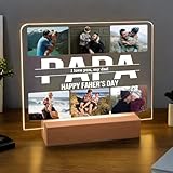 JeathFea Lampara Personalizada con Foto - Regalo Personalizado para Papá - Regalos Originales para Papá - Ideas Regalos para Papá san Valentin Cumpleaños - Regalo dia de la Padre 2024
