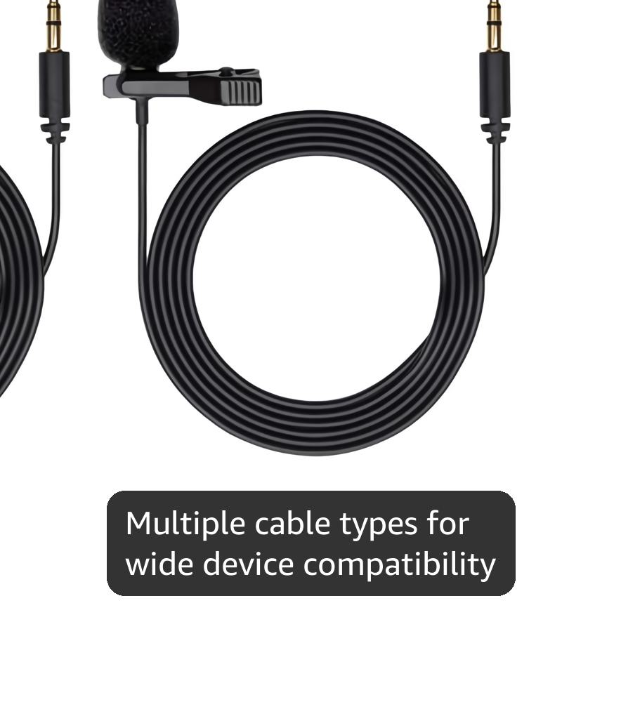 Hollyland Lark Max Wireless Lavalier Microphone System with Professional ENC, Studio Quality, 22H Duration, 820ft(250m) Range, Compatible with Cameras, iPhone, Android, PC-Black + 2X Turnstile Mics