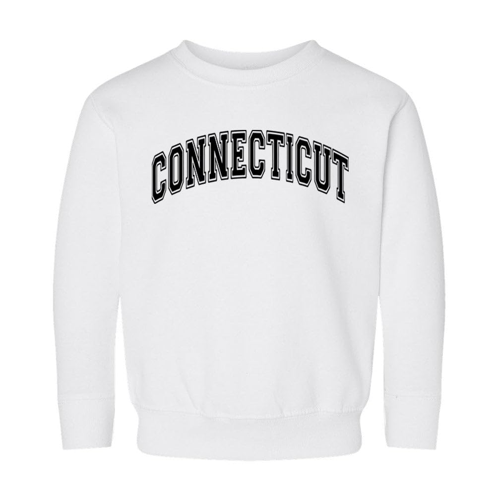 Arch Connecticut Kids Sweatshirt Toddler 2T White