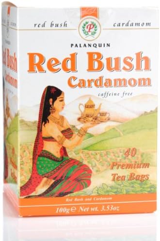Palanquin's Red Bush Cardamom, 40 Tea Bags