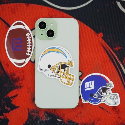 Lonsees 64 pcs Sports Stickers Pack,32 Helmet Stickers&32 Football Stickers,Waterproof Self-Adhesive Decals., Lon2403