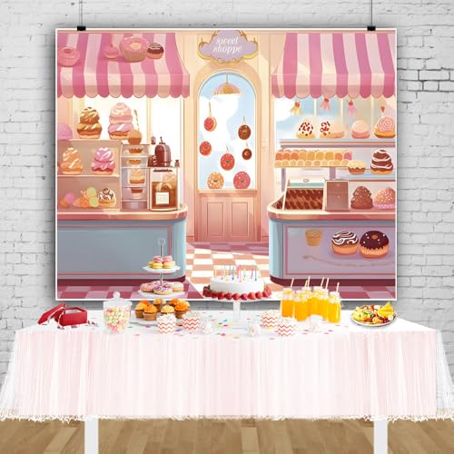 Fondo Fotográfico Rosa 10x8ft para Fiesta y Fotos miniatura 3