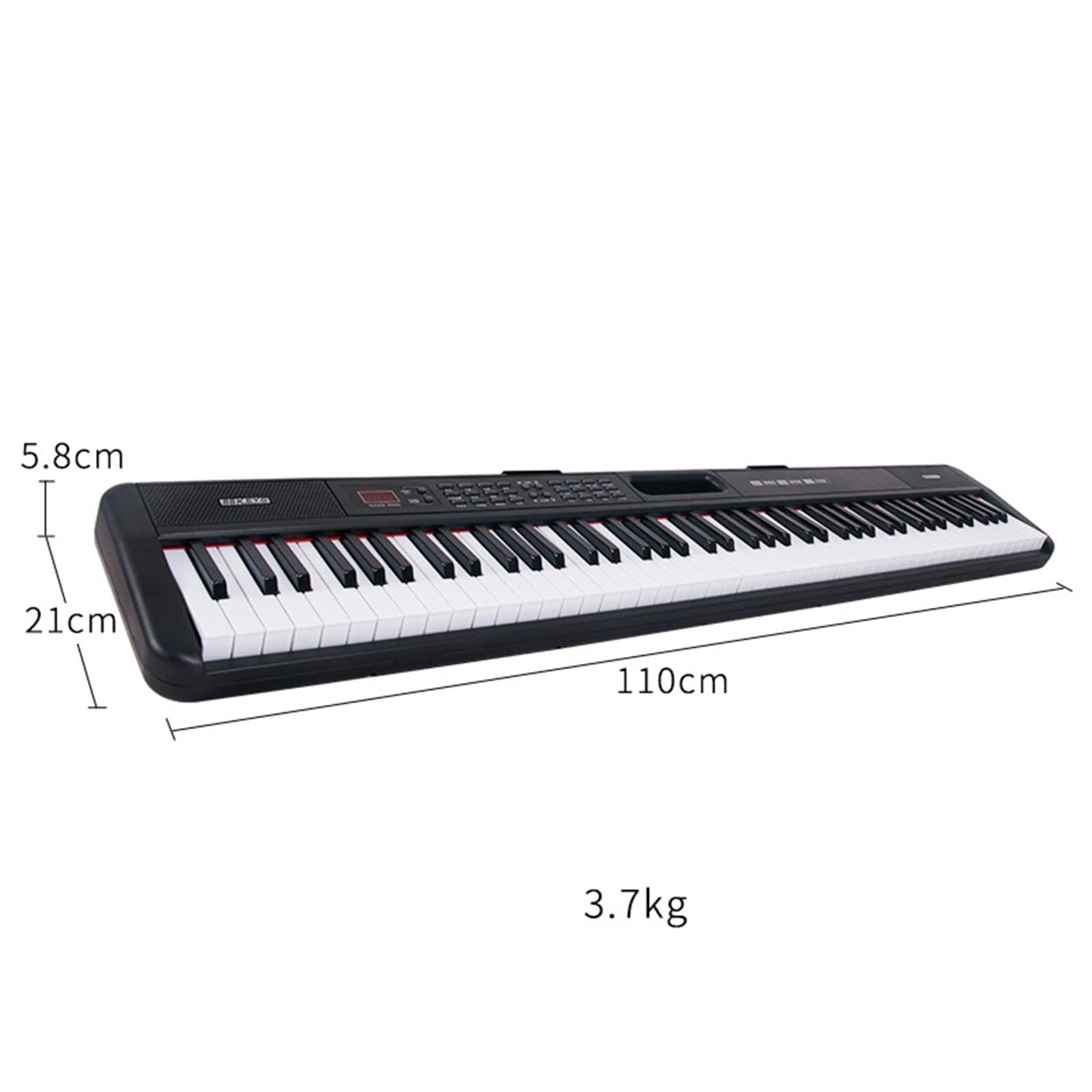 Pianino Elektroniczne 88 Klawiszowe Pianino Elektroniczne Dla Początkujących Przenośny I Profesjonalny Instrument Do Ćwiczeń(Type 1)