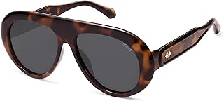 Retro Größ Polarisierte Piloten Sonnenbrille Damen Herren überdimensioniert Vintage Brille 70er Jahre Styles mit UV400 Schutz SJ2390