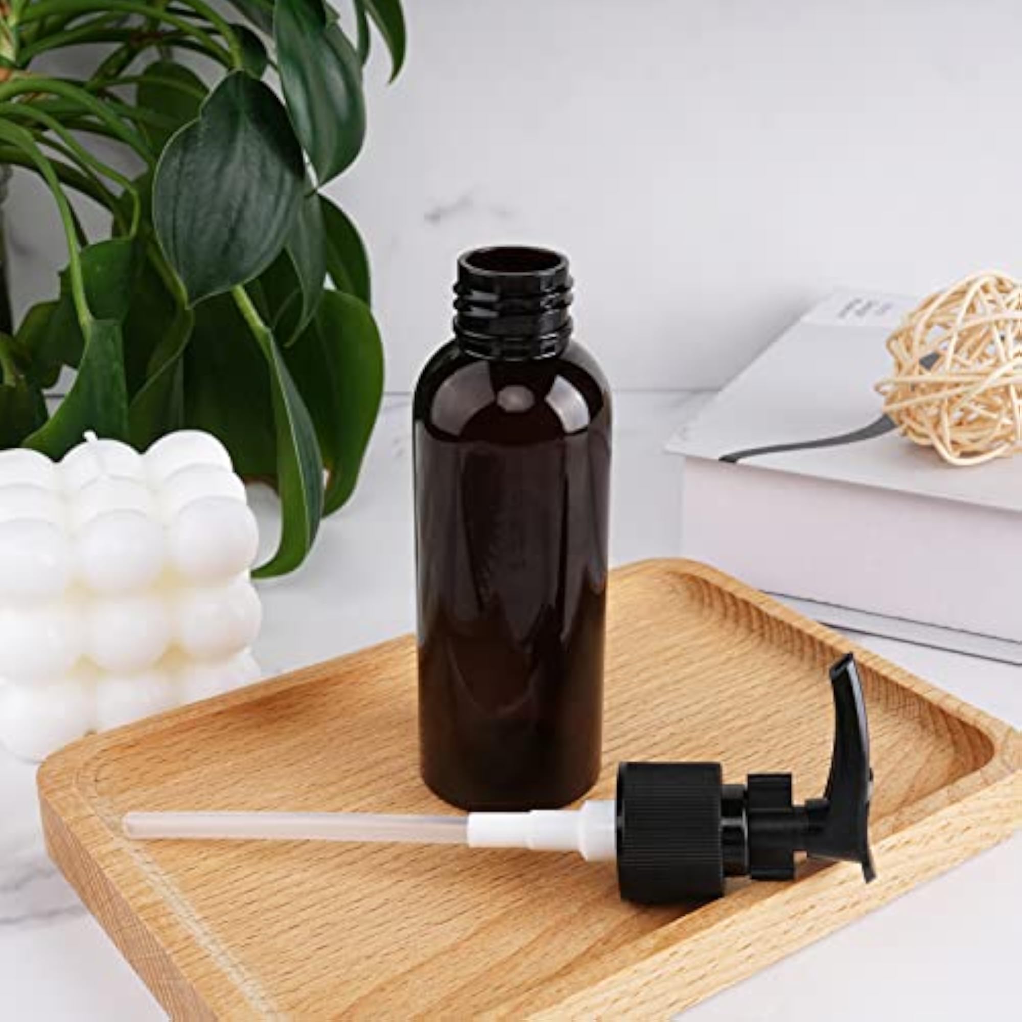 5 Pack Leakproof Plastic Pump Travel Bottles
