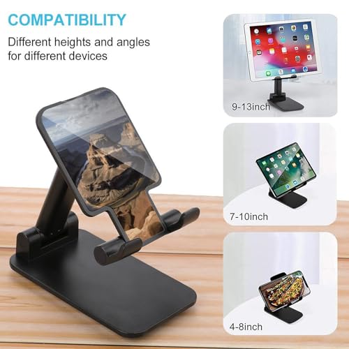 Support téléphone portable pliable et inclinable compatible iPhone Android - 3