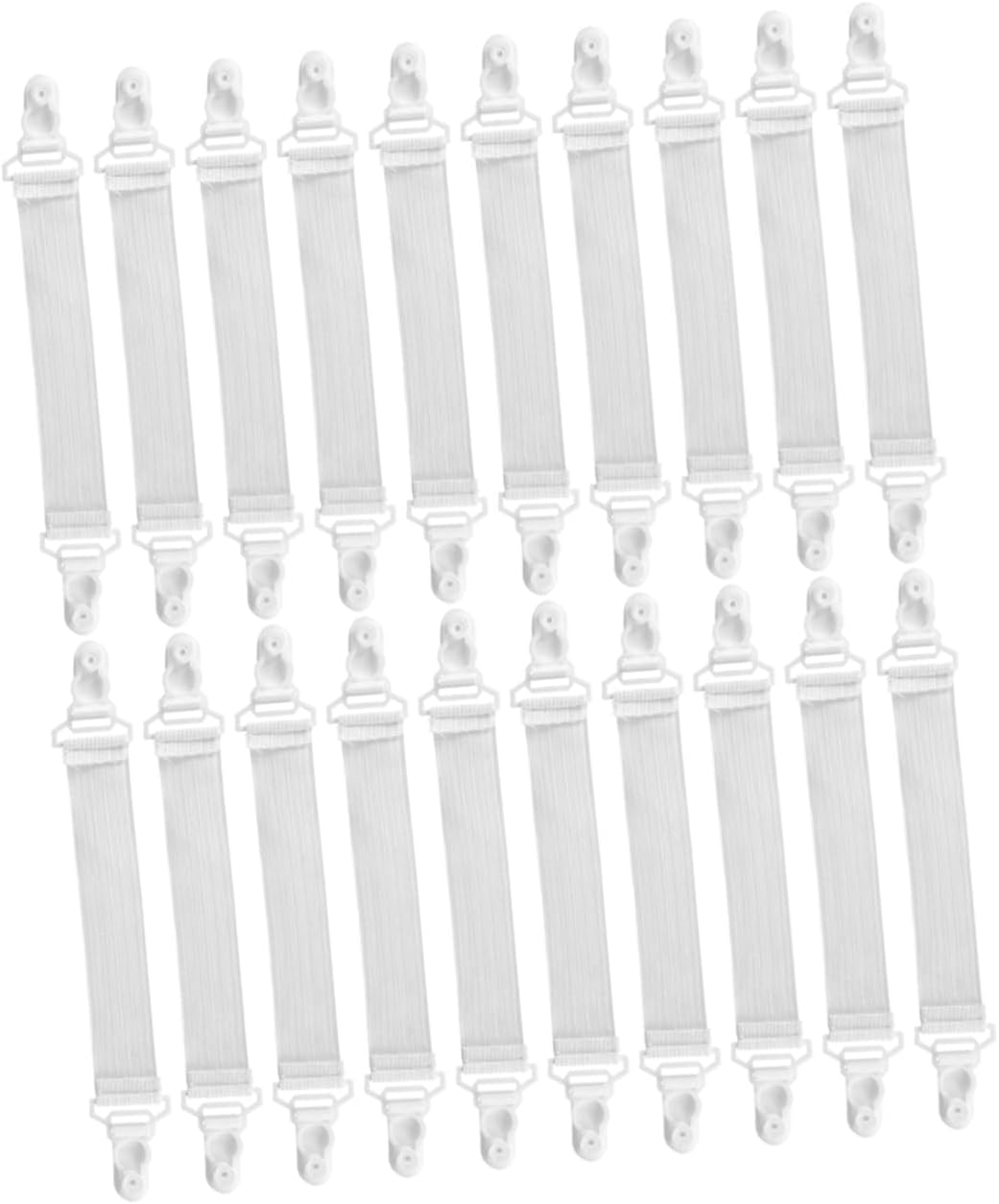 20pcs Holders Fitted Sheet Straps Bed Sheet Fasteners Bedding Straps Set