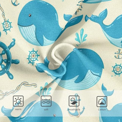 Cute Whale Ocean Yellow Toddler Girls's Underwear 2T 23022013