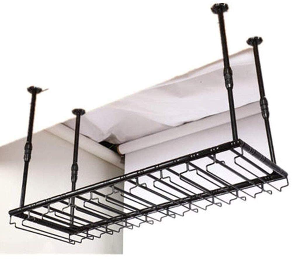 Présentoir à vin suspendu style européen D 80x35cm avec porte-verre