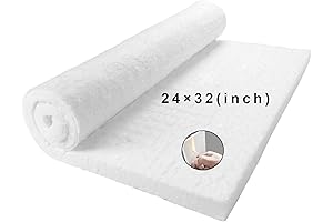 1-Inch Thick 24x32 Ceramic Fiber Insulation Blanket Rated for High Temperatures