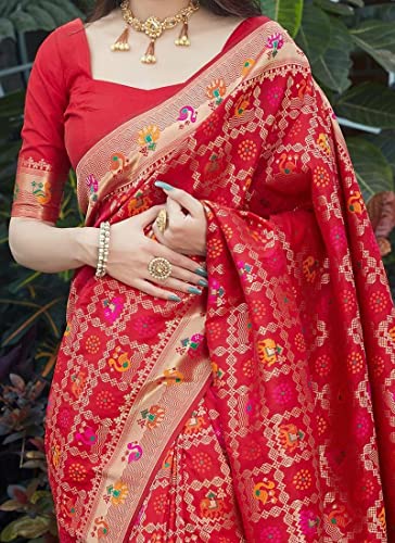 Image of Flosive Women's Banarasi Silk Saree
