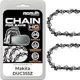 2 catene per motosega, 35 cm, 1,1 mm, 52 TG, per Makita DUC355Z